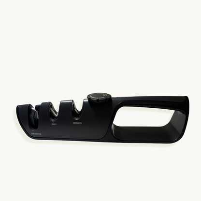 Manual Knife Sharpener for Kitchen Knives and Scissors – 6-in-1 Tool