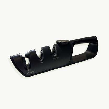 Manual Knife Sharpener for Kitchen Knives and Scissors – 6-in-1 Tool
